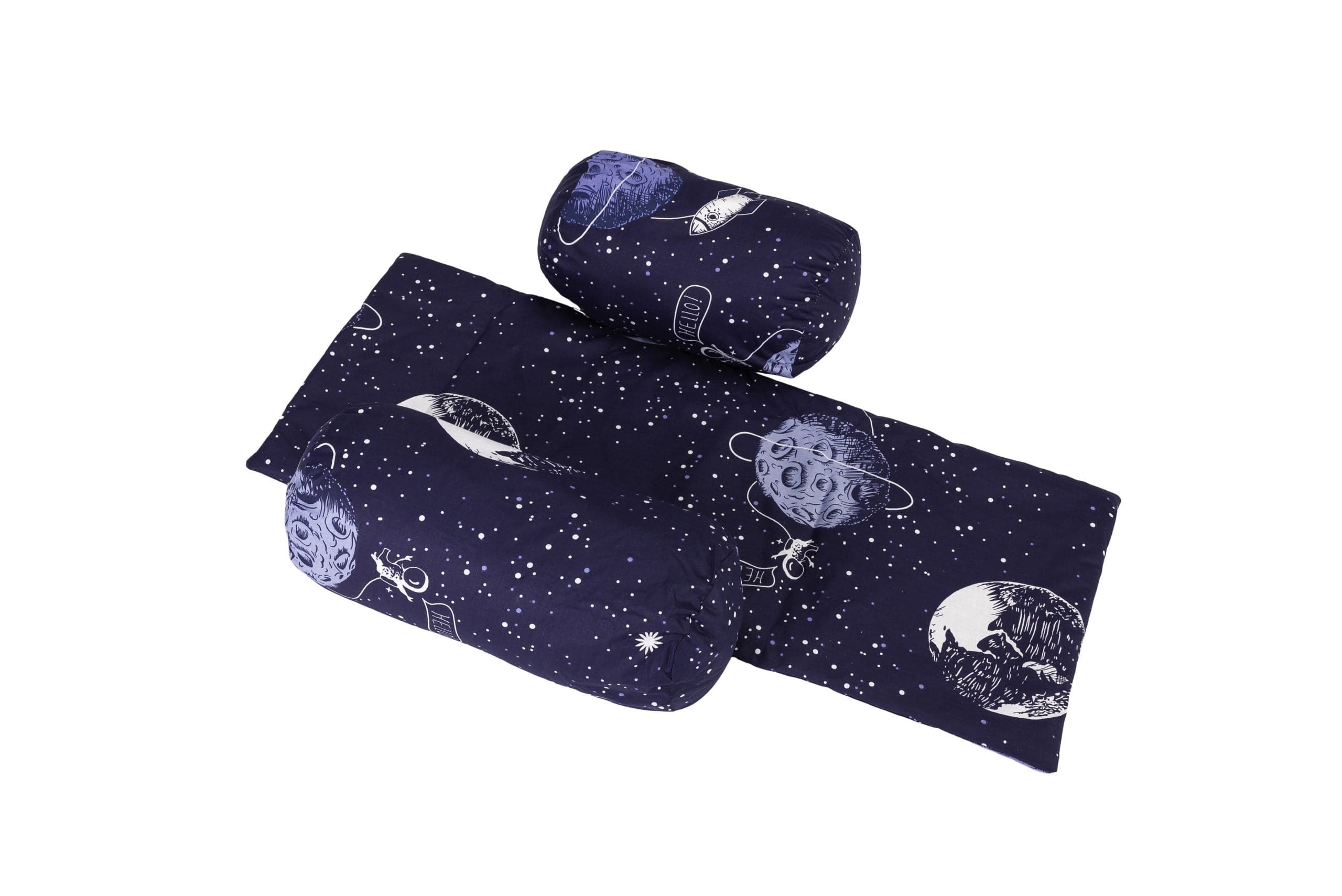Suport de siguranta SomnArt cu paturica impermeabila pentru bebelusi, Cosmos