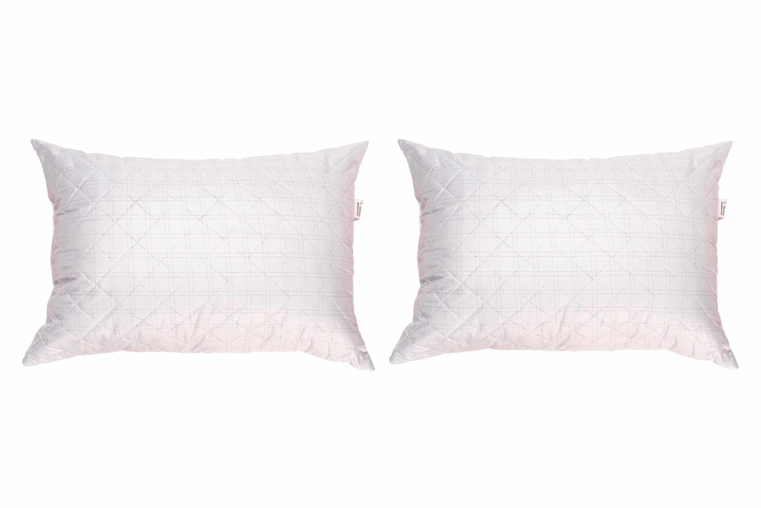 Set 2 perne matlasate Somnart, 50x70 cm, microfibra cu fibre de carbon