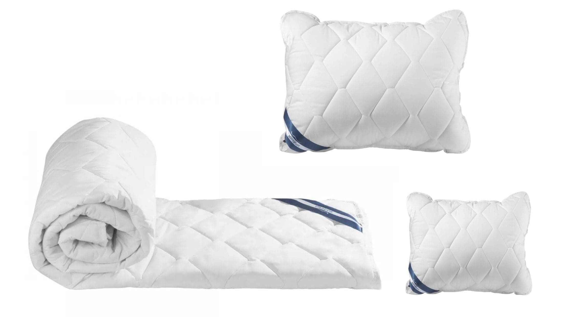 Set Somnart Superior Plus pilota 140x200 cm de 200g, 1 perna 40x50 si 1 perna 70x90 cm