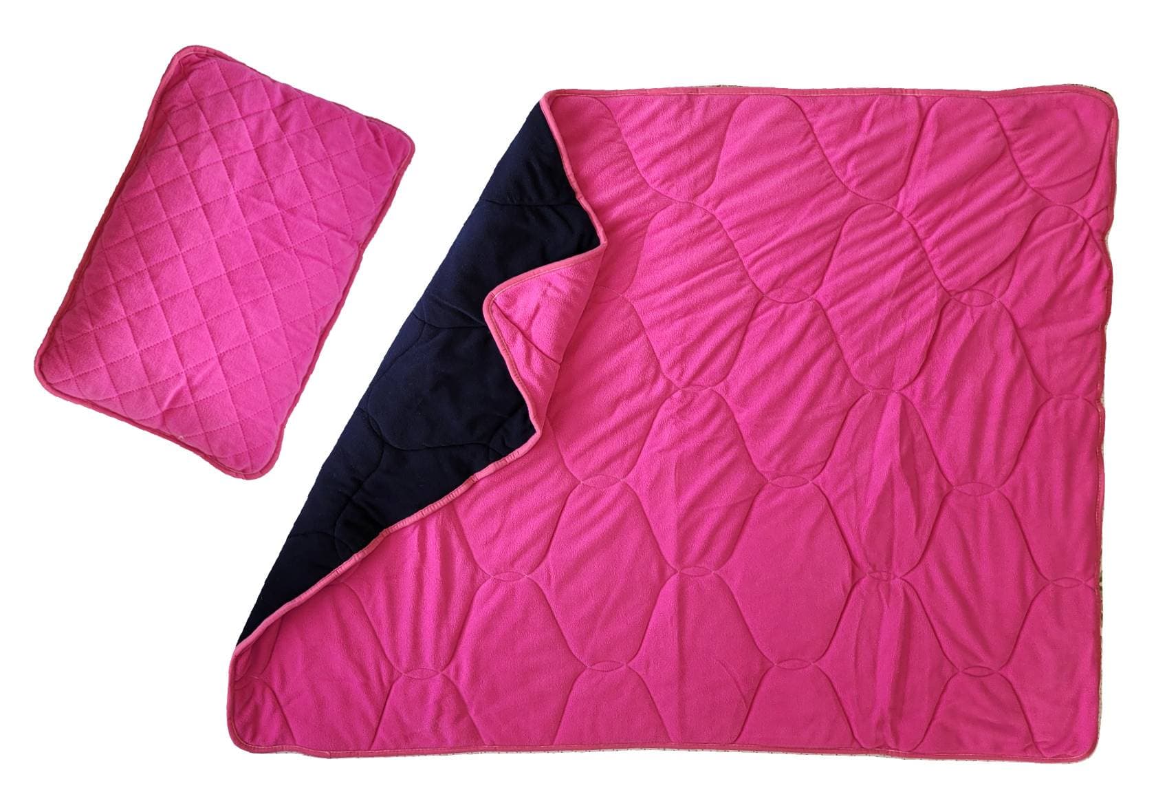 Set Baby Somnart micropolar PolarTech™ perna 40x60 cm si pilota 100x140 cm hipoalergenica pentru bebelusi